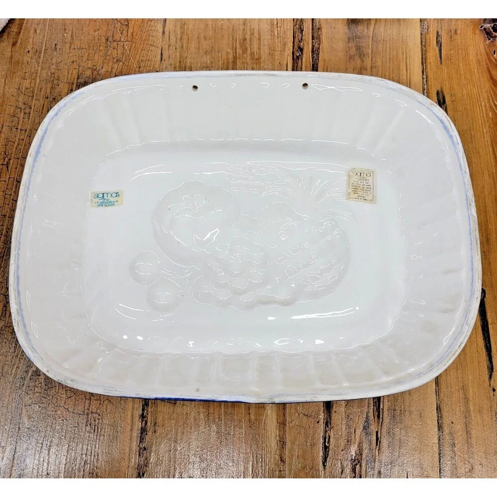 Vintage 1980 Sigma Taste Setter‎ Ceramic Mold Kitchen Wall Hanging Decor Fruit